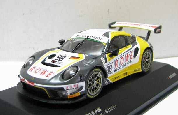 Diecast Porsche 911 GT3 R Model 1:43 Scale NO.98 By IXO