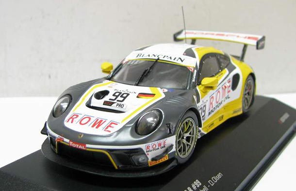 Diecast 2019 Porsche 911 GT3 R Model 1:43 Scale NO.99 By IXO