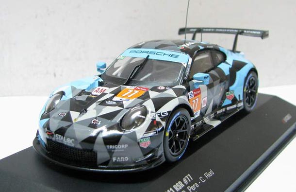 Diecast 2020 Porsche 911 RSR Model 1:43 Scale NO.77 By IXO