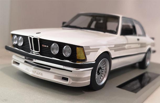 Resin 1983 BMW 3 Series 323 E21 Alpina Model 1:18 Scale White