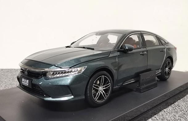 Diecast 2022 Honda Inspire HEV Car Model 1:18 Scale Blue