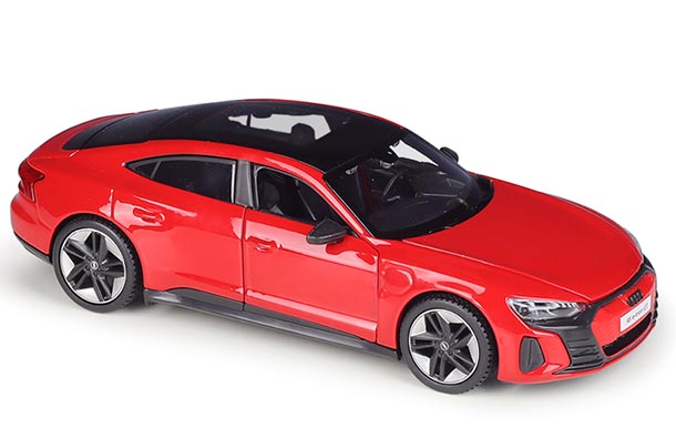 Diecast 2022 Audi RS e-tron GT Model 1:25 Red / Green By Maisto