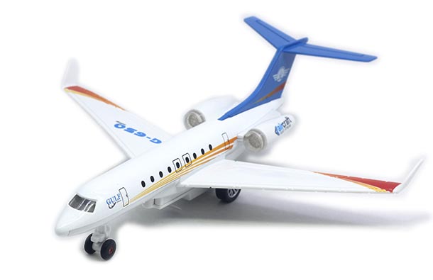 Diecast Gulfstream G650 Business Jet Toy 1:120 Scale White