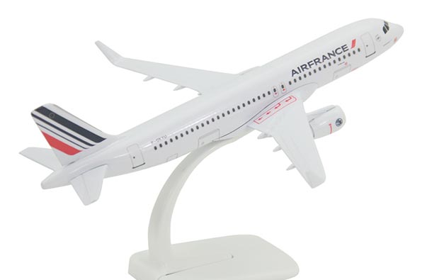 Diecast Airbus A320 Airliner Model White Air France