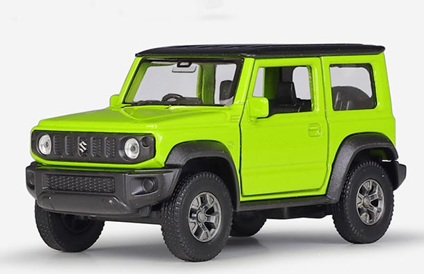 Diecast Suzuki Jimny Toy 1:36 Scale Green By Welly