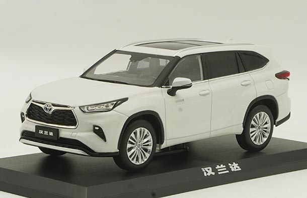Diecast 2022 Toyota Highlander Hybrid SUV Model 1:30 Scale