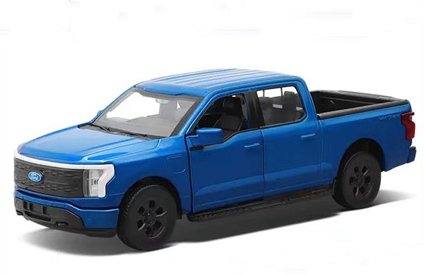 Diecast 2022 Ford F-150 Pickup Truck Toy 1:36 Red / Blue / Gray