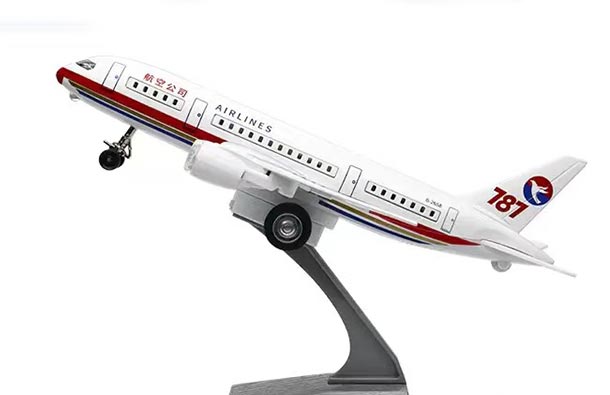 Diecast Boeing B787 Passenger Plane Toy White