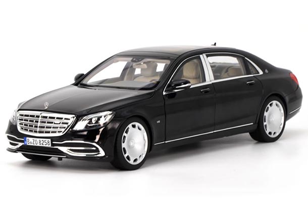 Diecast Mercedes Maybach S-Class Model 1:18 Scale Black By NOREV