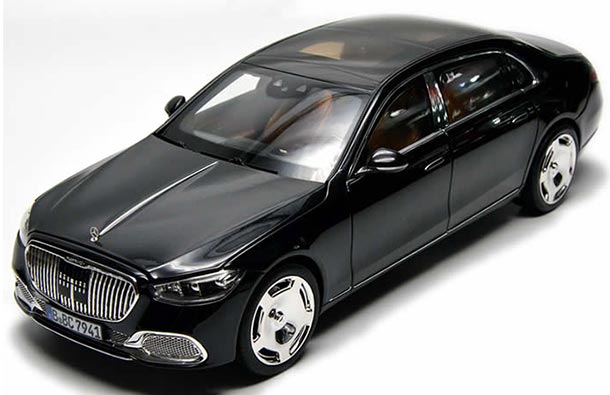 Diecast 2021 Mercedes Maybach S-Class Model 1:18 Black By NOREV