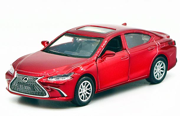 Diecast Lexus ES300h Car Toy 1:43 Scale Wine Red / Gray