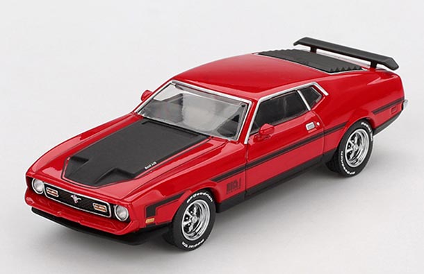 Diecast Ford Mustang Car Model 1:64 Scale Red By MINI GT