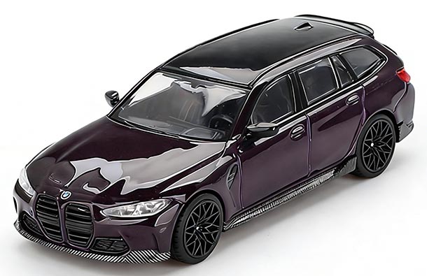 Diecast BMW M3 G81 M-Performance Touring 1:64 Purple By MINI GT