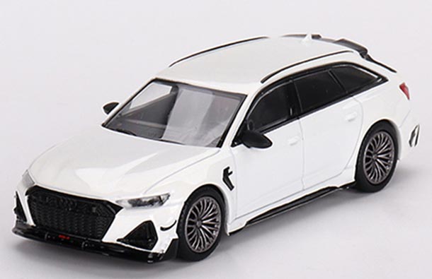 Diecast 2020 Audi RS 6-R Model 1:64 Scale White By MINI GT