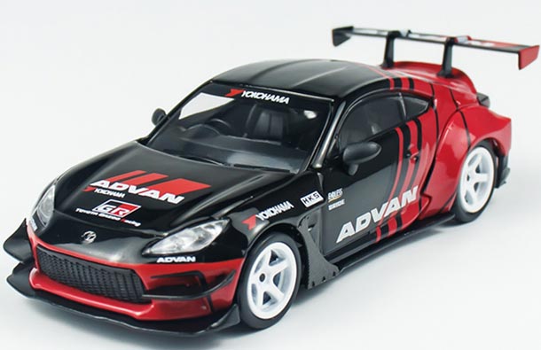 Diecast Toyota GR86 HKS Type R Model 1:64 Black By MINI GT