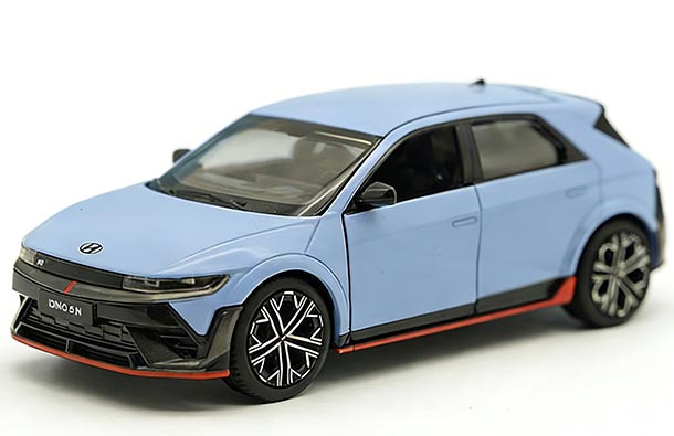 Diecast 2024 Hyundai Ioniq 5 N Model 1:38 Scale Blue