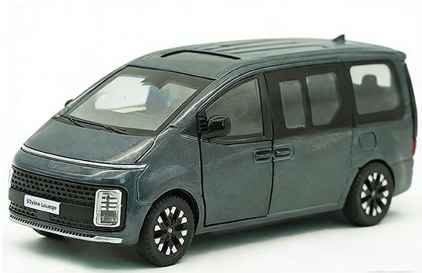 Diecast 2021 Hyundai Staria Lounge Model 1:38 Scale White /Gray