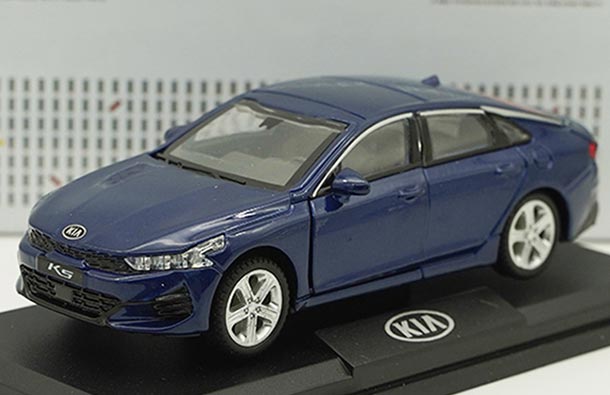Diecast Kia K5 Sedan Model 1:38 Scale Deep Blue