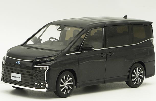 Diecast 2022 Toyota Voxy MPV Model 1:30 Scale Black