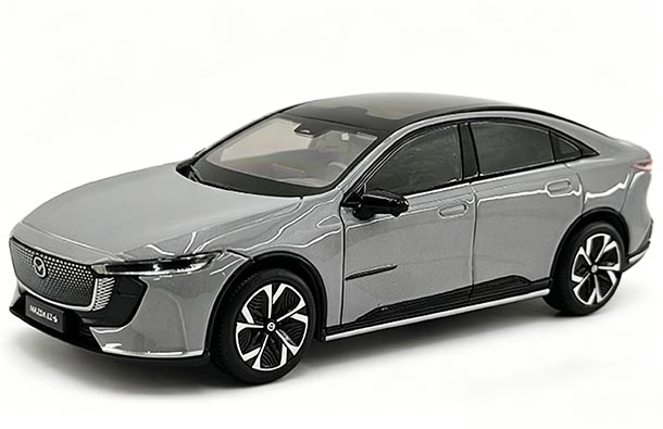 Diecast 2024 Mazda EZ-6 Car Model 1:43 Scale Gray