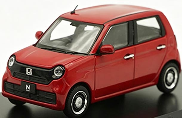 Diecast Honda N-One Model 1:43 Scale Red / White / Silver