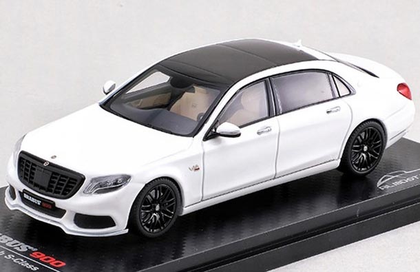Diecast Mercedes-Maybach S-Class Brabus 900 Model 1:43 White