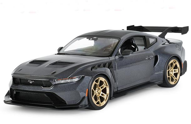 Diecast 2025 Ford Mustang GTD Model 1:18 Red / Gray by Maisto