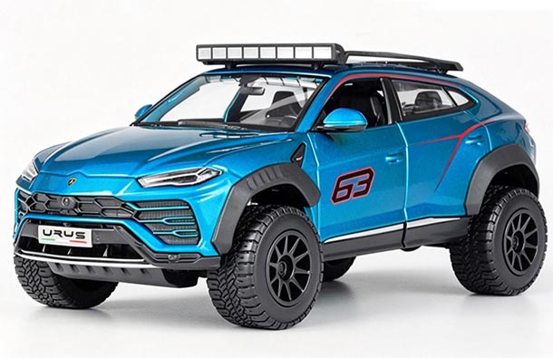 Diecast Lamborghini Urus SUV Model 1:24 Scale Blue By MaiSto