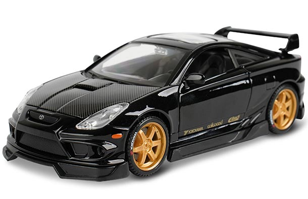 Diecast Toyota Celica GT-S Model 1:24 Scale Black Maisto